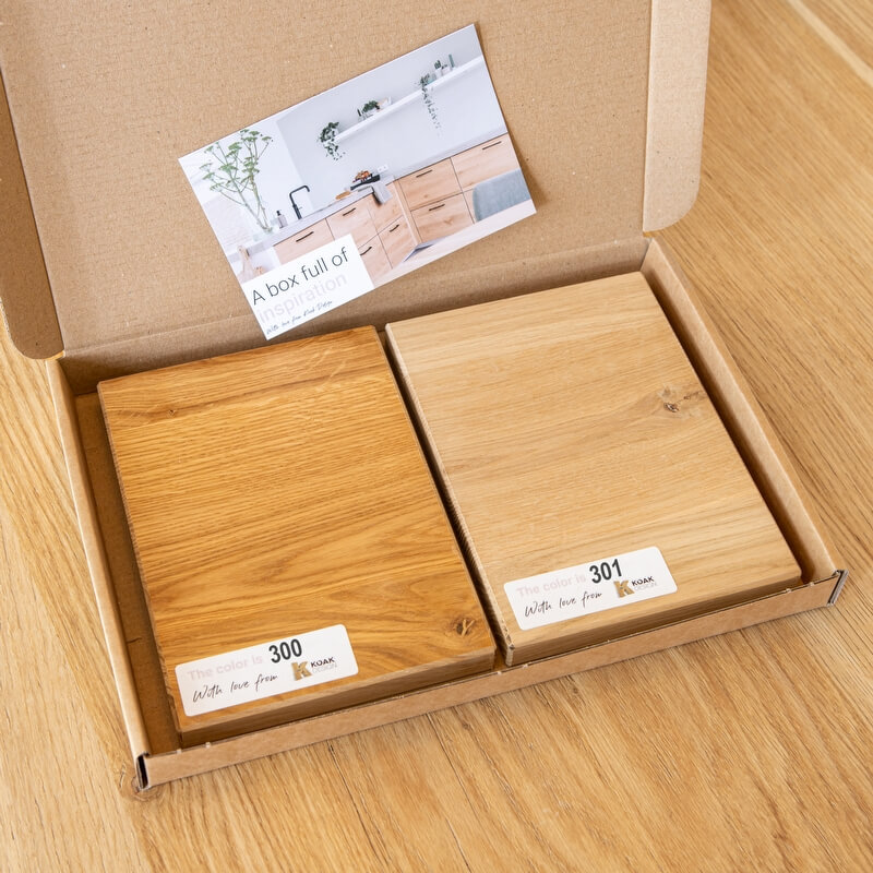 Proefplankjes Warm Naturel Eiken 300 & Naturel Eiken 301